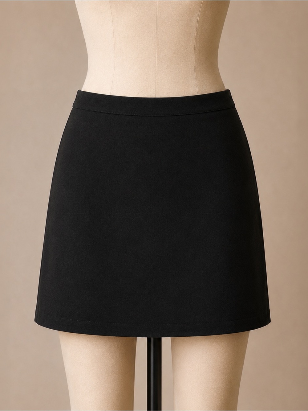 Kasper Black A-Line Mini Skirt 18W Plus Size